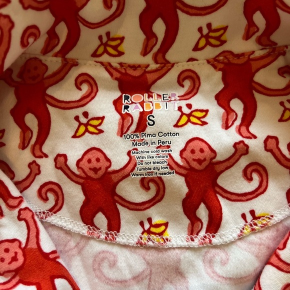 Roller Rabbit Monkey Polo Pajamas - Picture 8 of 11
